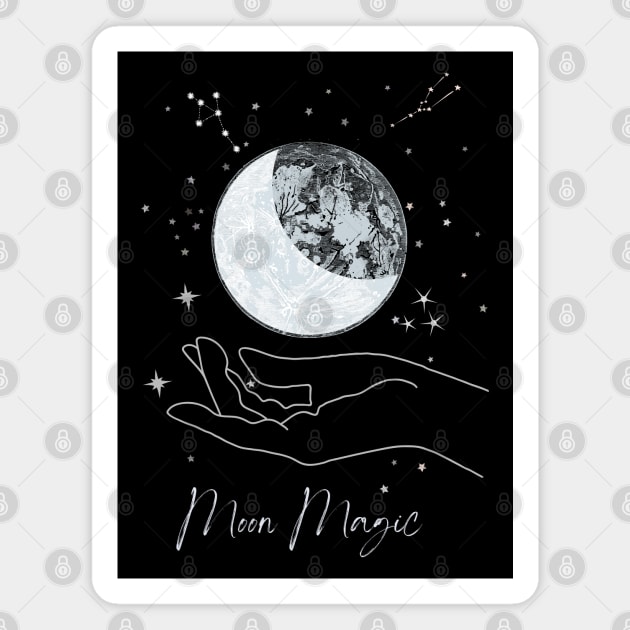 Moon Magic Dark Magnet by AtHomeNinjaKeisha